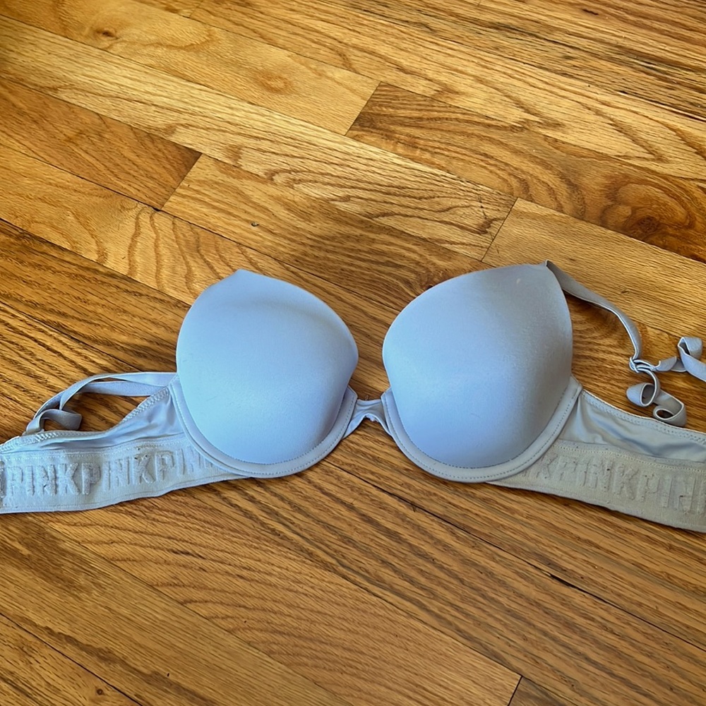 good condition blue push-up bra from PINK